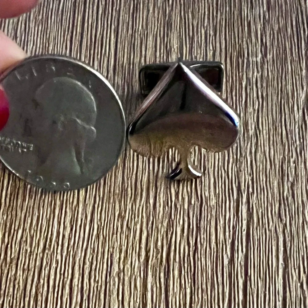 Ravi Ratan Sterling Silver Spade Cufflinks – New With Tag in Box